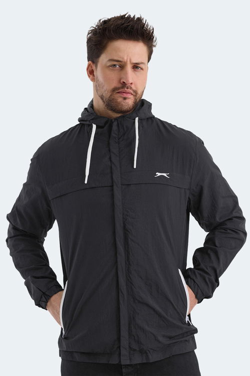 Slazenger HANGA Erkek Siyah Yağmurluk