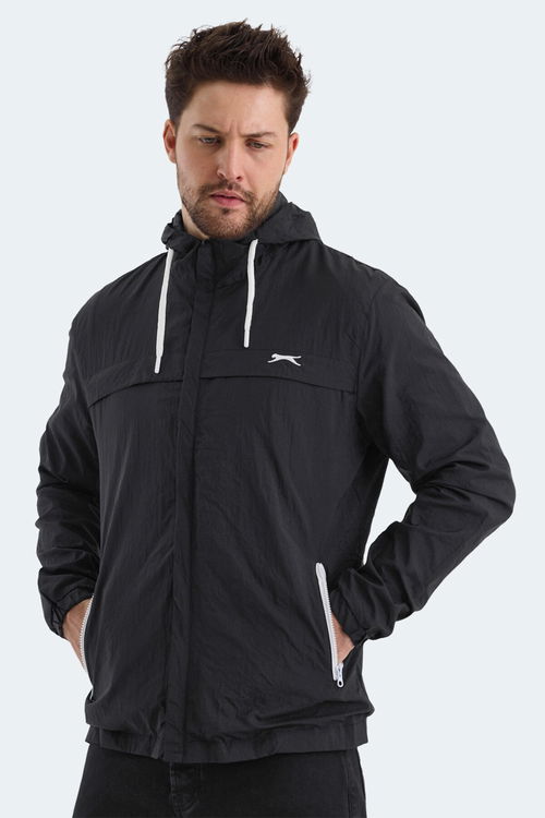 Slazenger HANGA Erkek Siyah Yağmurluk