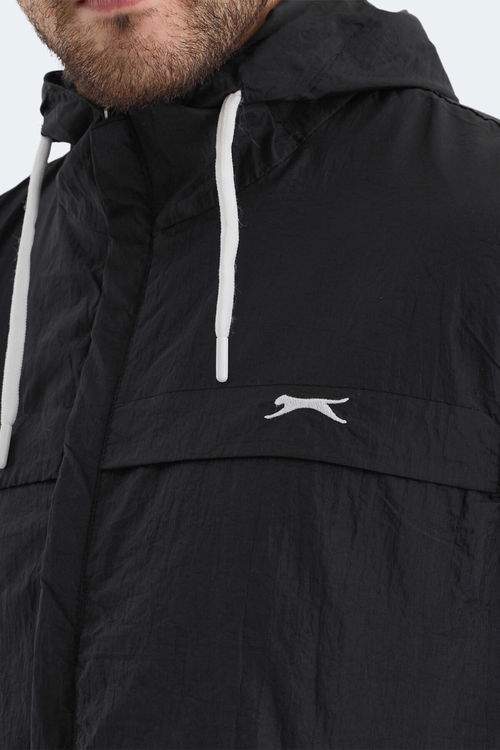 Slazenger HANGA Erkek Siyah Yağmurluk