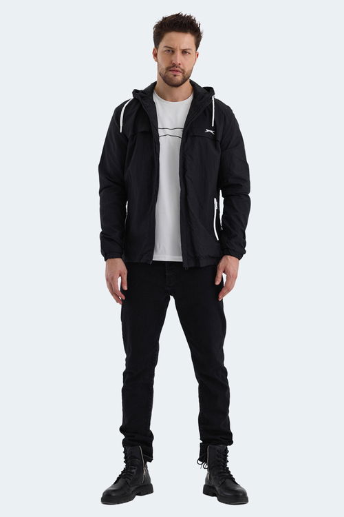 Slazenger HANGA Erkek Siyah Yağmurluk