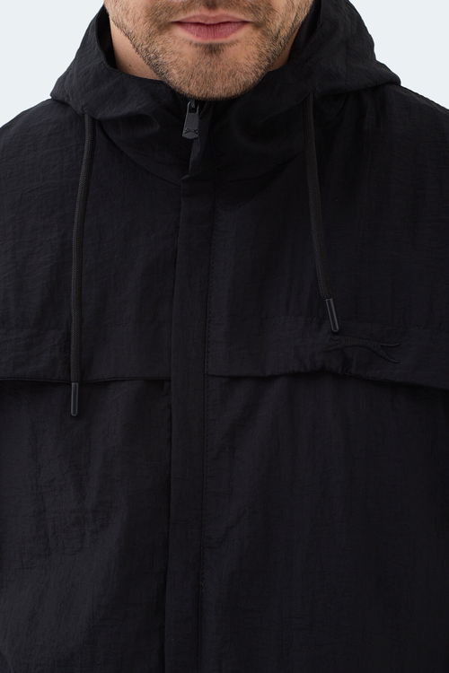 Slazenger HANGA Erkek Siyah Yağmurluk