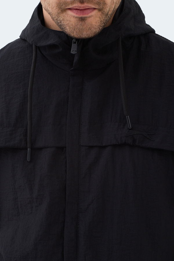 Slazenger HANGA Erkek Siyah Yağmurluk