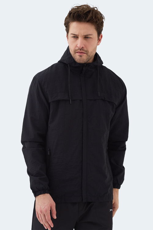 Slazenger HANGA Erkek Siyah Yağmurluk