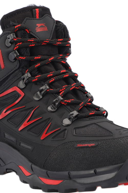 Slazenger HARDEEP IN Unisex Çocuk Siyah / Kırmızı Bot