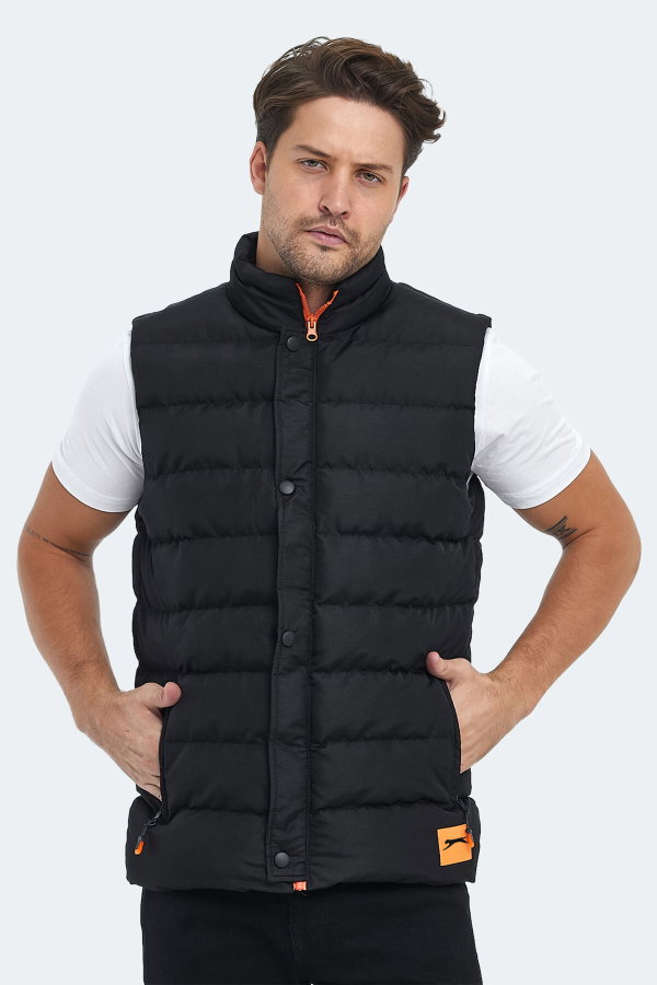 Slazenger HELEN Erkek Şişme Siyah Yelek