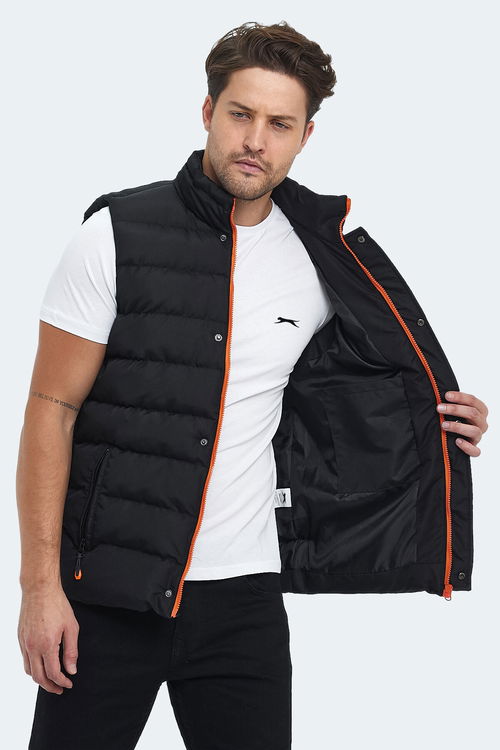 Slazenger HELEN Erkek Şişme Siyah Yelek