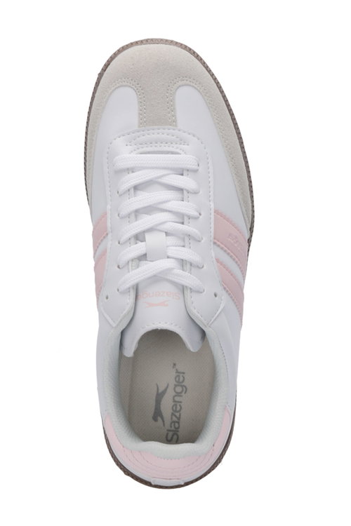 Slazenger ITALY I Kadın Beyaz / Pembe Günlük Spor Ayakkabısı