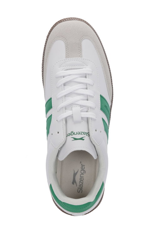 Slazenger ITALY I Kadın Beyaz / Yeşil Günlük Spor Ayakkabısı