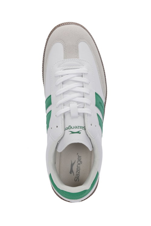 Slazenger ITALY I Kadın Beyaz / Yeşil Günlük Spor Ayakkabısı