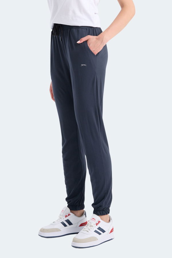 Slazenger KAIDA IN Kadın Cepli Koyu Gri Eşofman Altı