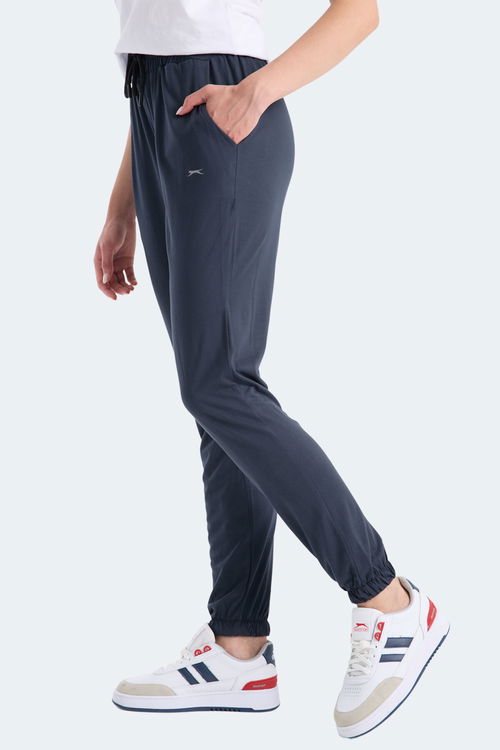 Slazenger KAIDA IN Kadın Cepli Koyu Gri Eşofman Altı