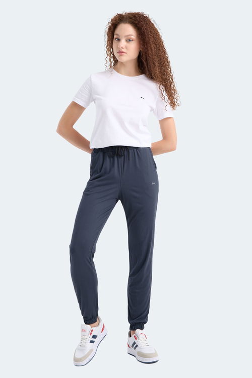 Slazenger KAIDA IN Kadın Cepli Koyu Gri Eşofman Altı
