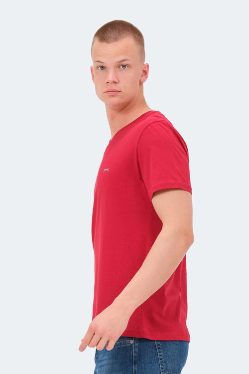 Slazenger KAIJA Erkek V Yaka Kırmızı Tişört