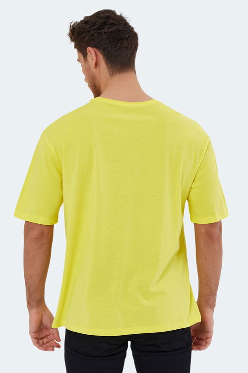 KAISER IN Oversize Erkek Tişört Sarı