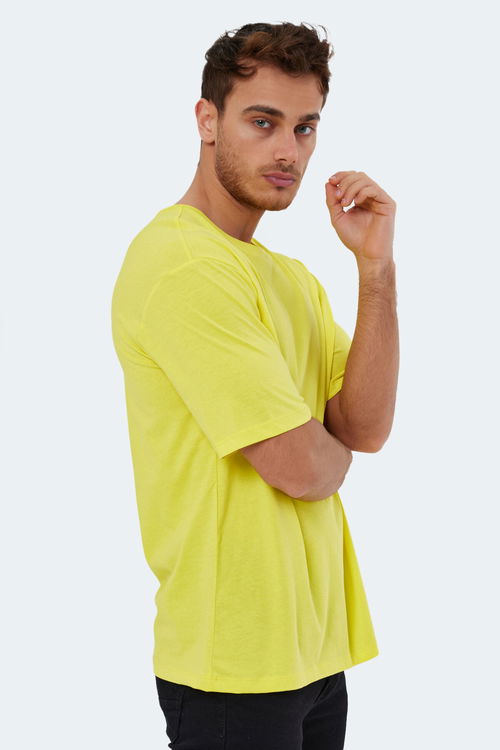 KAISER IN Oversize Erkek Tişört Sarı