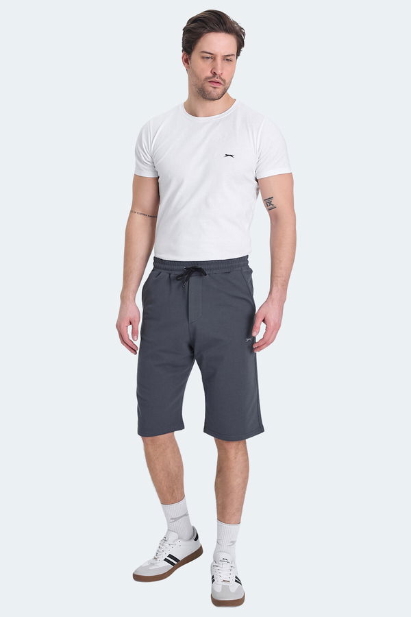Slazenger KALEV Erkek Şort Koyu Gri