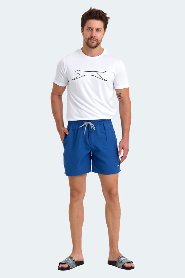 Slazenger KALIDAS IN Erkek Mayo Saks Mavi