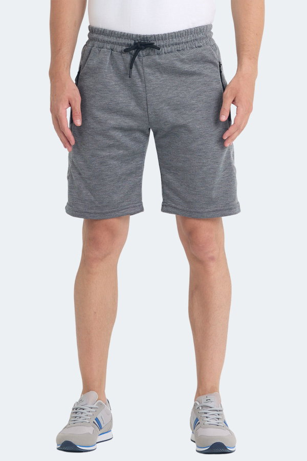 Slazenger KANANI I Erkek Cepli Koyu Gri Şort