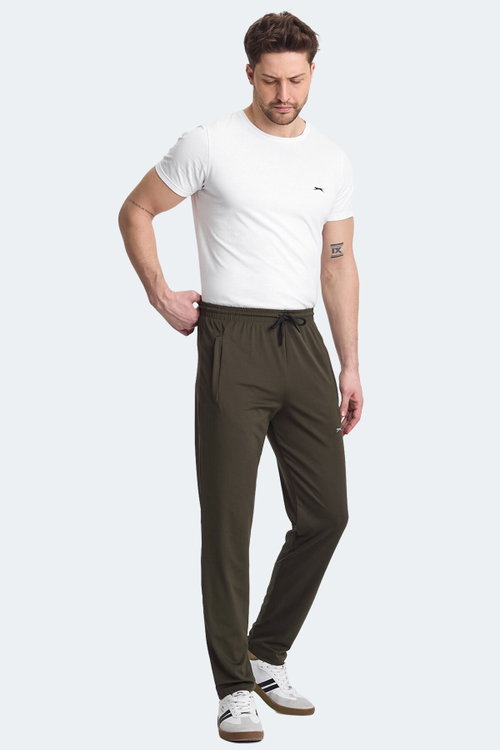 Slazenger KARMOR IN Erkek Cepli Haki Eşofman Altı