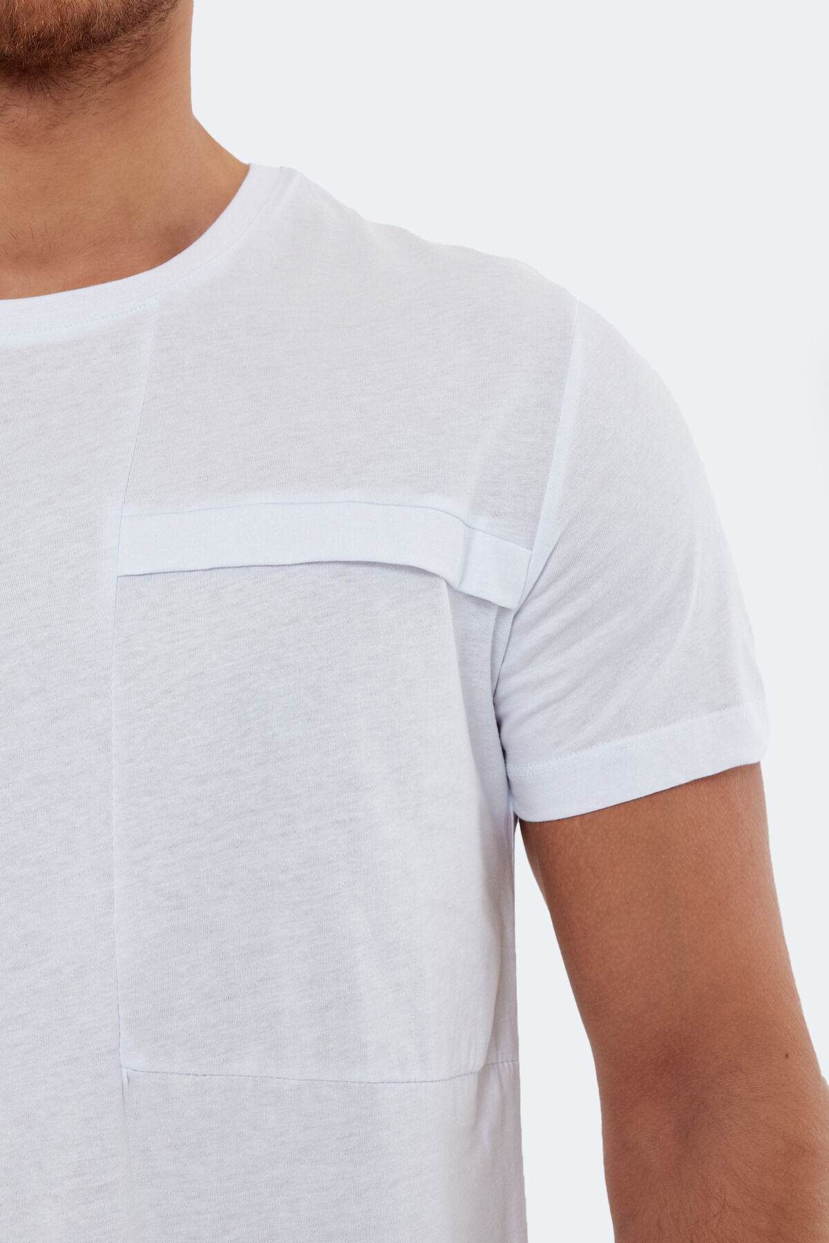 Slazenger KAURI IN Erkek Beyaz Tişört - Thumbnail