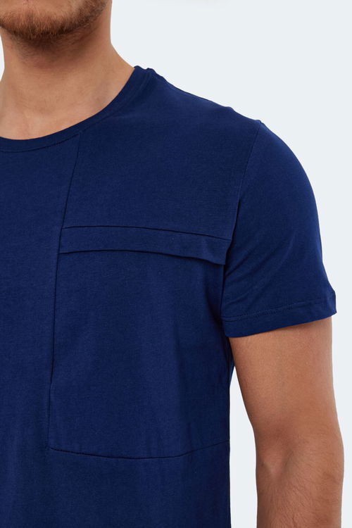 Slazenger KAURI IN Erkek Lacivert Tişört Slazenger KAURI IN Erkek Lacivert Tişört