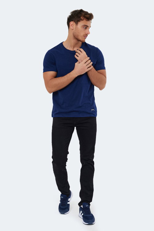 Slazenger KAURI IN Erkek Lacivert Tişört