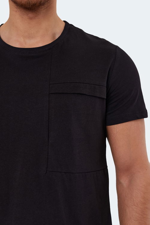 Slazenger KAURI IN Erkek Siyah Tişört