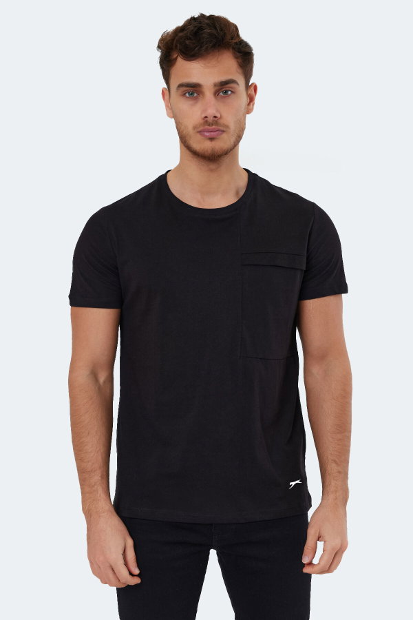 Slazenger KAURI IN Erkek Siyah Tişört