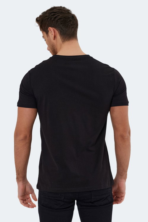 Slazenger KAURI IN Erkek Siyah Tişört