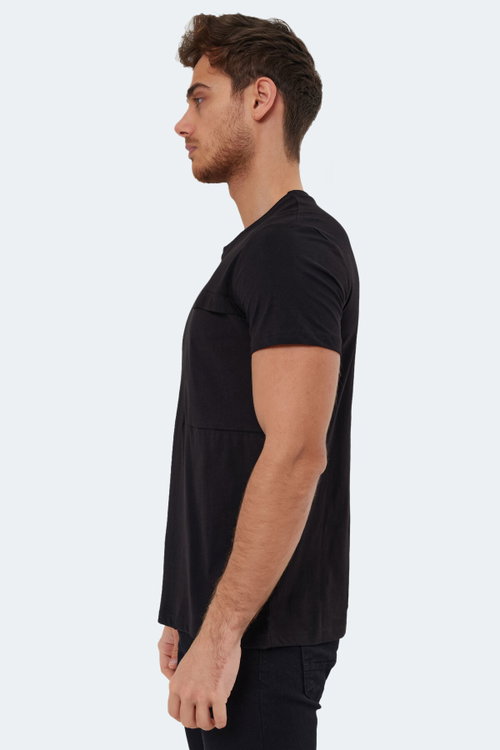 Slazenger KAURI IN Erkek Siyah Tişört