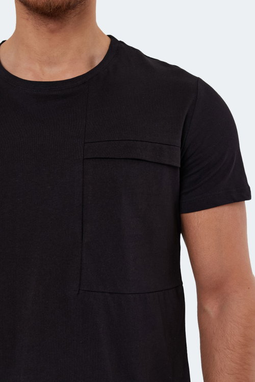 Slazenger KAURI IN Erkek Siyah Tişört