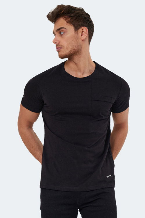 Slazenger KAURI IN Erkek Siyah Tişört