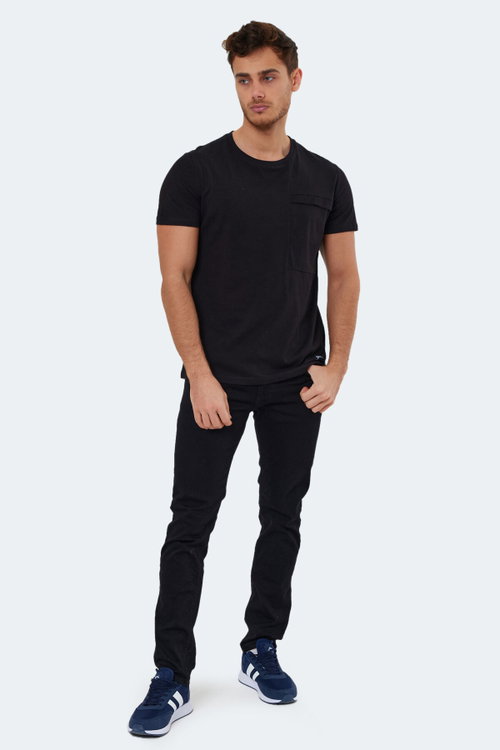 Slazenger KAURI IN Erkek Siyah Tişört