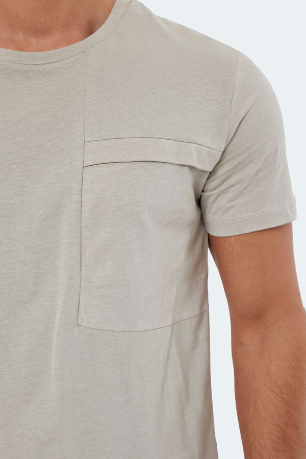 Slazenger KAURI IN Erkek Tişört Taş Gri