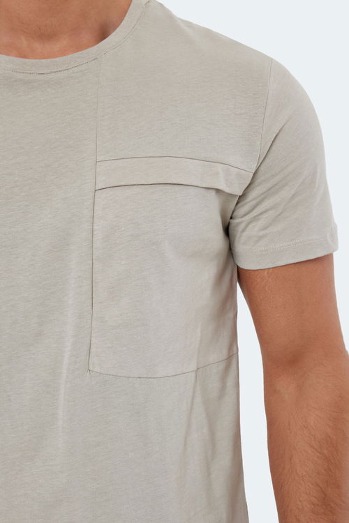 Slazenger KAURI IN Erkek Taş Gri Tişört Slazenger KAURI IN Erkek Taş Gri Tişört