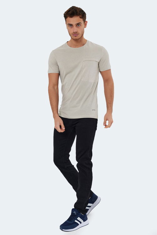 Slazenger KAURI IN Erkek Taş Gri Tişört Slazenger KAURI IN Erkek Taş Gri Tişört