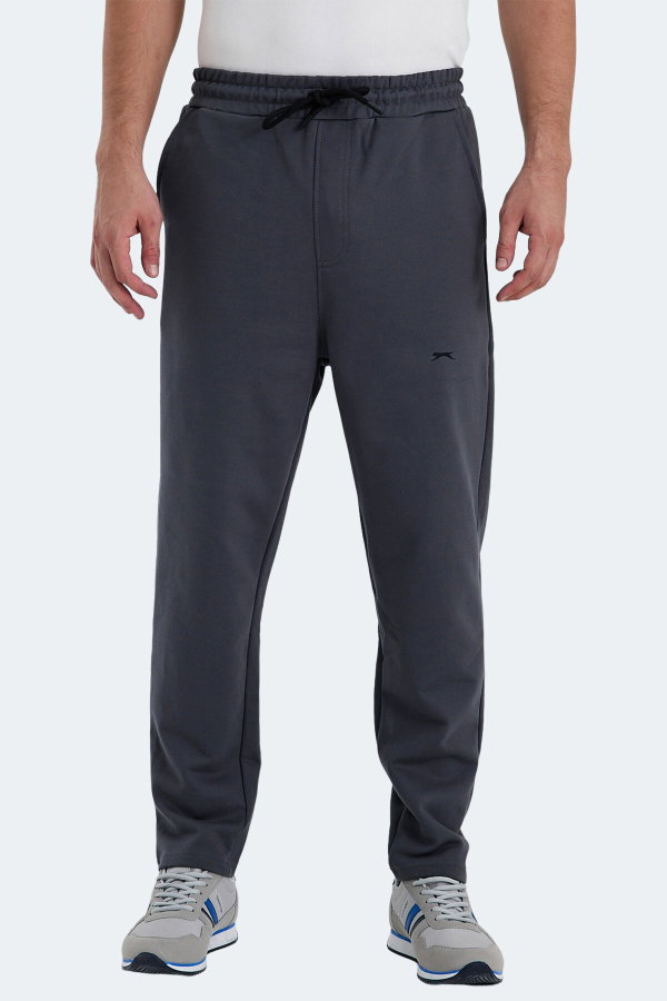 Slazenger KAYETAN Erkek Cepli Koyu Gri Eşofman Altı