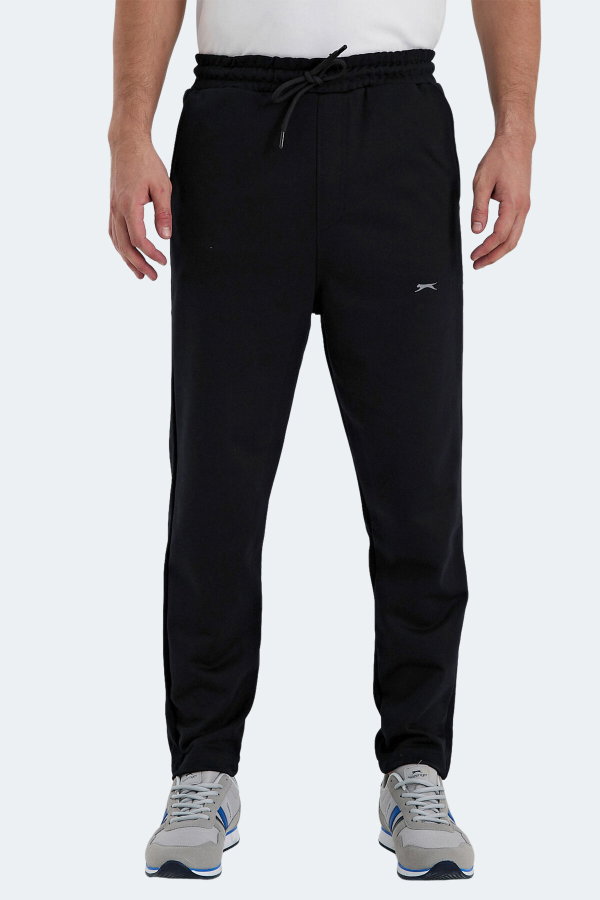 Slazenger KAYETAN Erkek Cepli Siyah Eşofman Altı