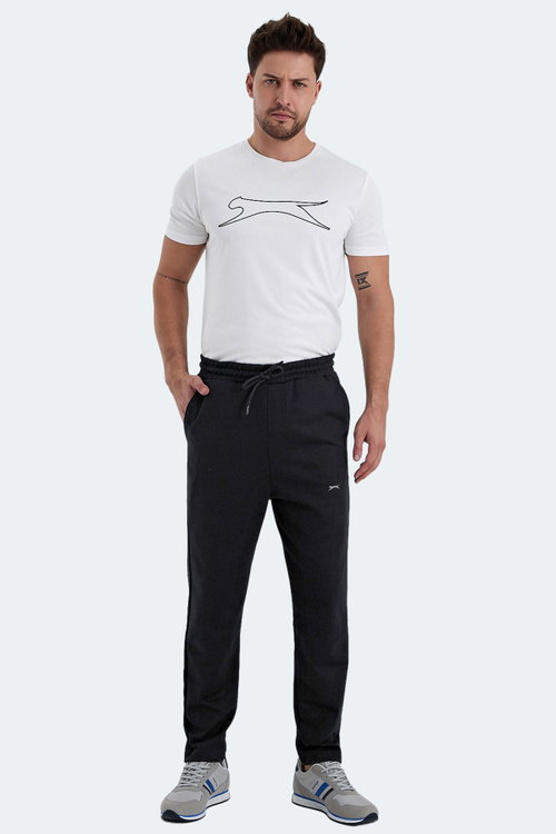 Slazenger KAYETAN Erkek Cepli Siyah Eşofman Altı
