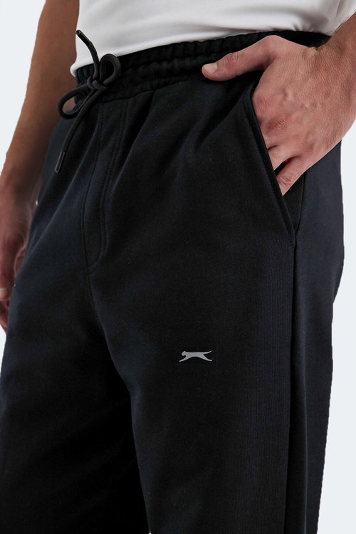 Slazenger KAYETAN Erkek Cepli Siyah Eşofman Altı