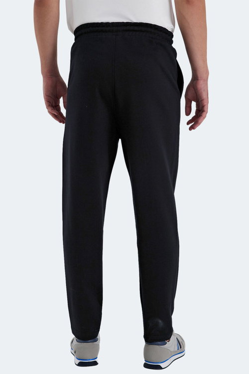 Slazenger KAYETAN Erkek Cepli Siyah Eşofman Altı