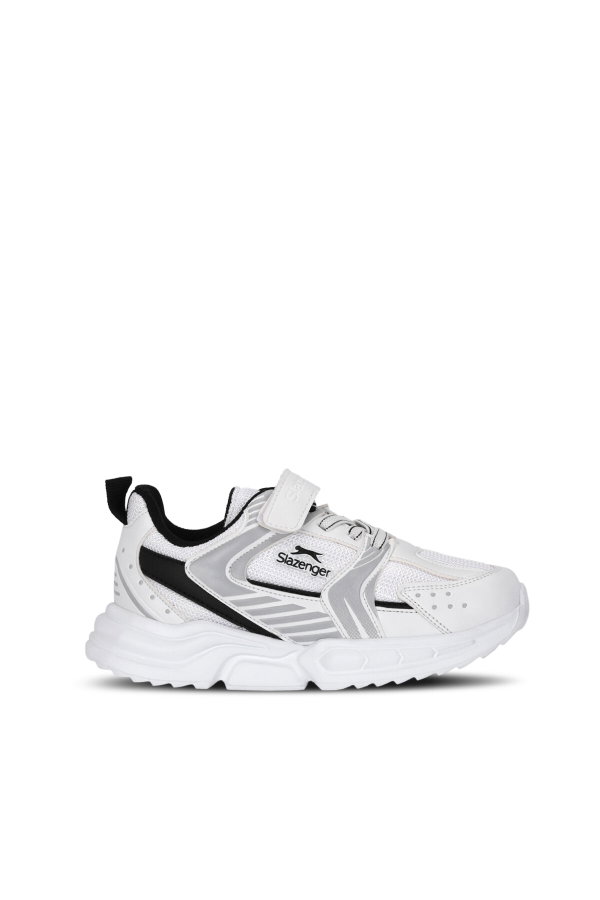 Slazenger KENDALL Unisex Çocuk Cırt Cırtlı Beyaz / Siyah Günlük Spor Ayakkabısı