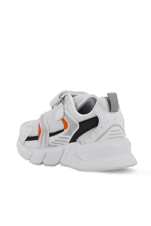 KENDALL Unisex Çocuk Sneaker Ayakkabı Beyaz / Turuncu