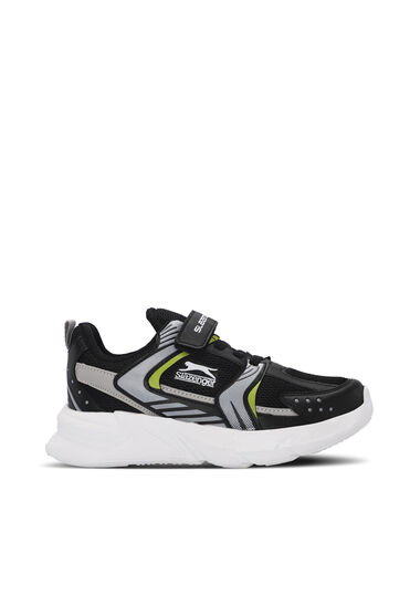 Slazenger KENDALL Unisex Çocuk Cırt Cırtlı Siyah / Beyaz Günlük Spor Ayakkabısı