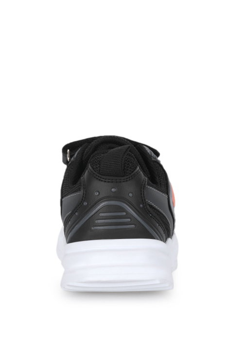 Slazenger KENDALL Unisex Çocuk Cırt Cırtlı Siyah / Koyu Gri Günlük Spor Ayakkabısı