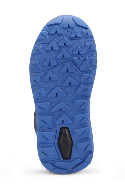 Slazenger KEPHAS IN Çocuk Cırt Cırtlı Siyah / Saks Mavi Bot