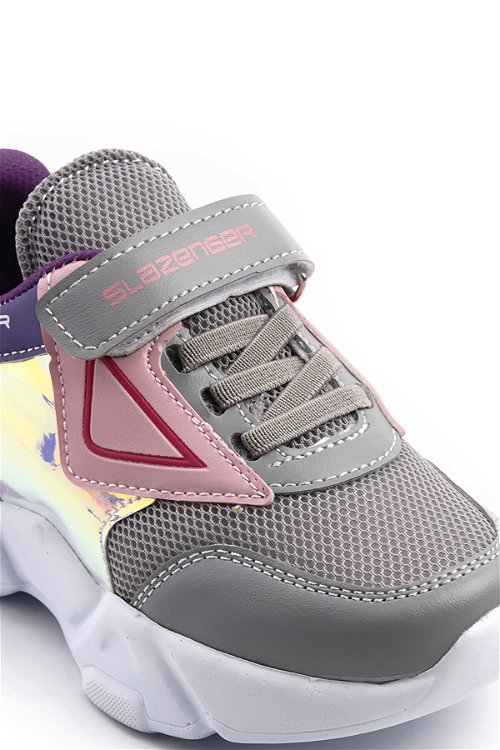 KEVAN Sneaker Kız Çocuk Ayakkabı Gri / Pembe