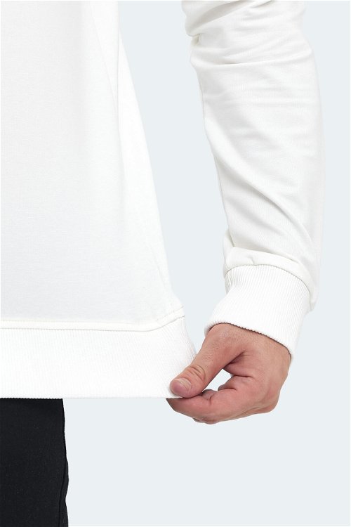 KICKER Erkek Sweatshirt Kırık Beyaz