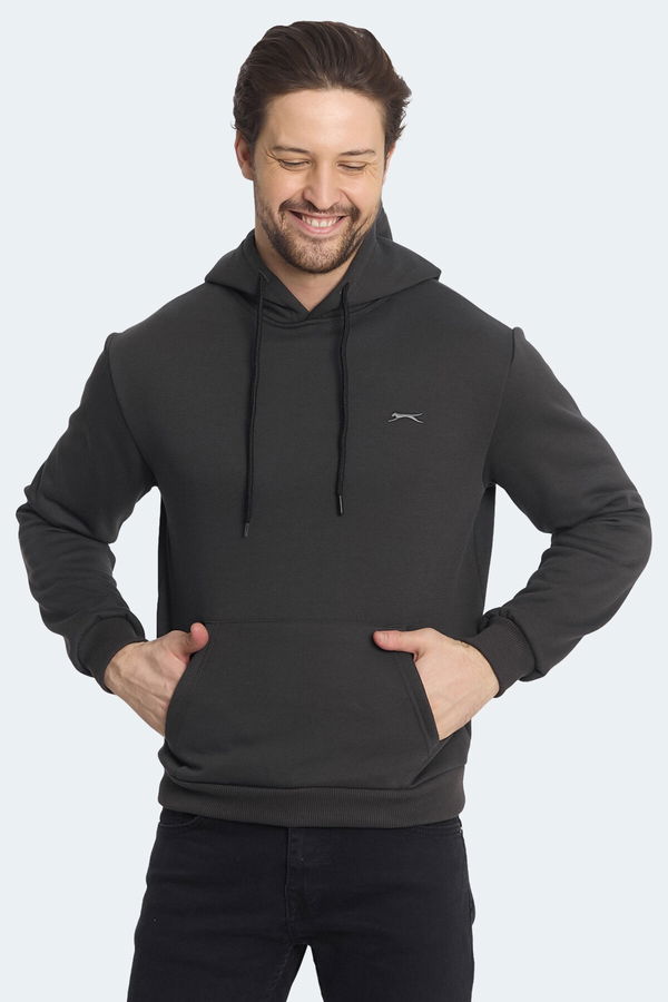 Slazenger KICKSON IN Erkek Antrasit Sweatshirt