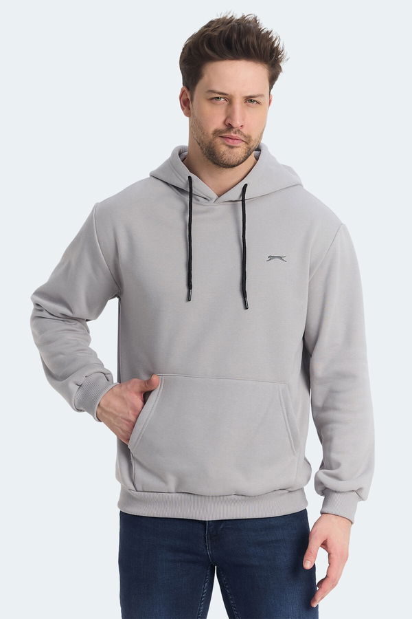 Slazenger KICKSON IN Erkek Gri Sweatshirt